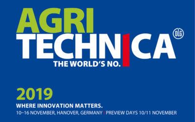 Treffen Sie uns auf der Agritechnica 2019